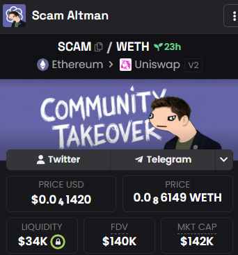 Scam Altman Community tweet media