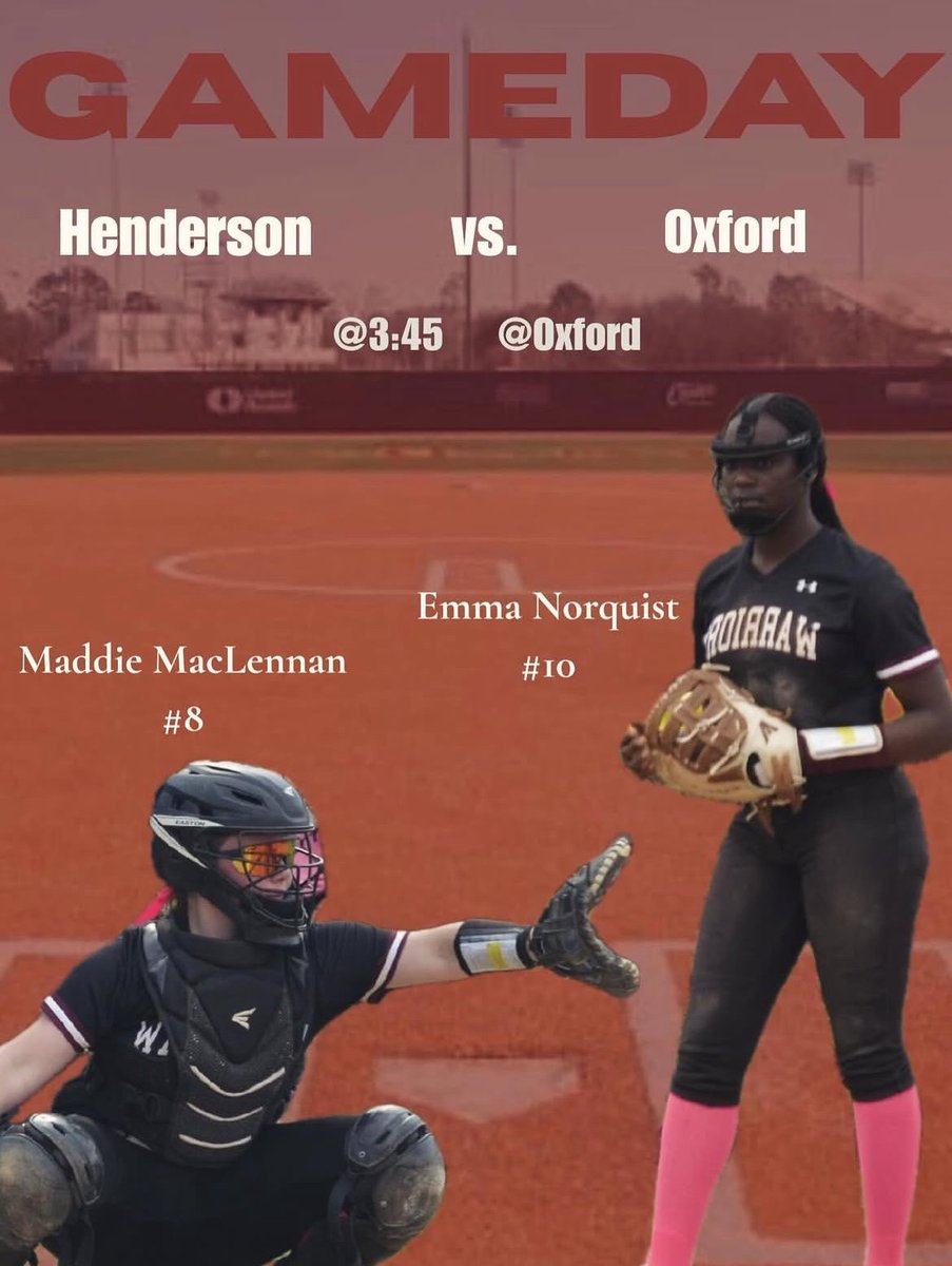 hendysoftball1's tweet photo. Game day!!  Back on the road this afternoon for a trip to Oxford!

Go Warriors! https://t.co/iAS8NYe1c5