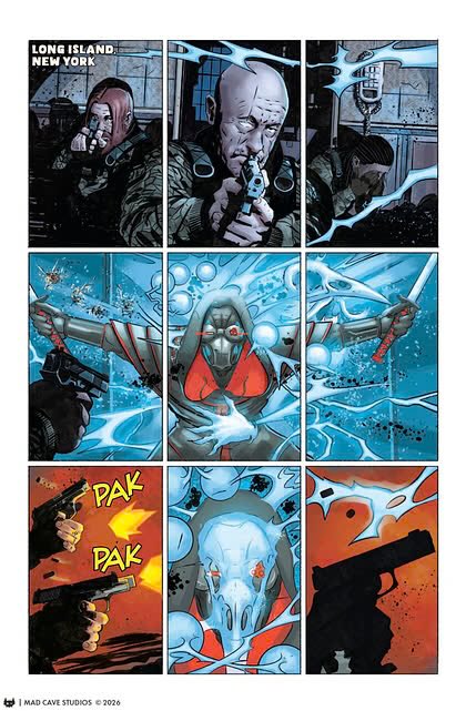 MarkLondonMCS's tweet photo. 🔥 TOMORROW 🔥 Honor and Curse: Eternal #2 drops! Genshi’s war gets darker and more personal as he faces an unstoppable enhanced soldier. When the line between man and myth blurs, there’s no turning back. #HonorAndCurse #UnderworldUniverse #MadCaveStudios https://t.co/MtkJDee9Ce