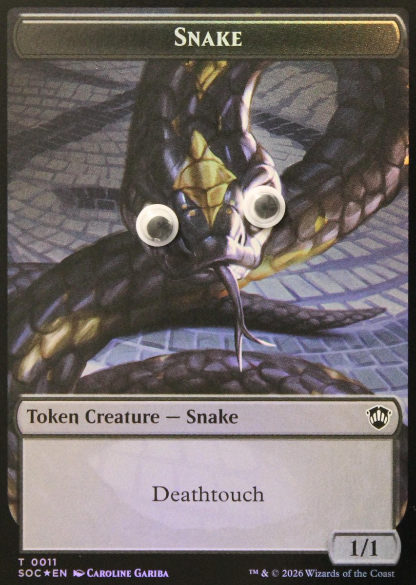 badger badger badger badger

#SnakeSos #mtg #MagicTheGathering #MTGStrixhaven