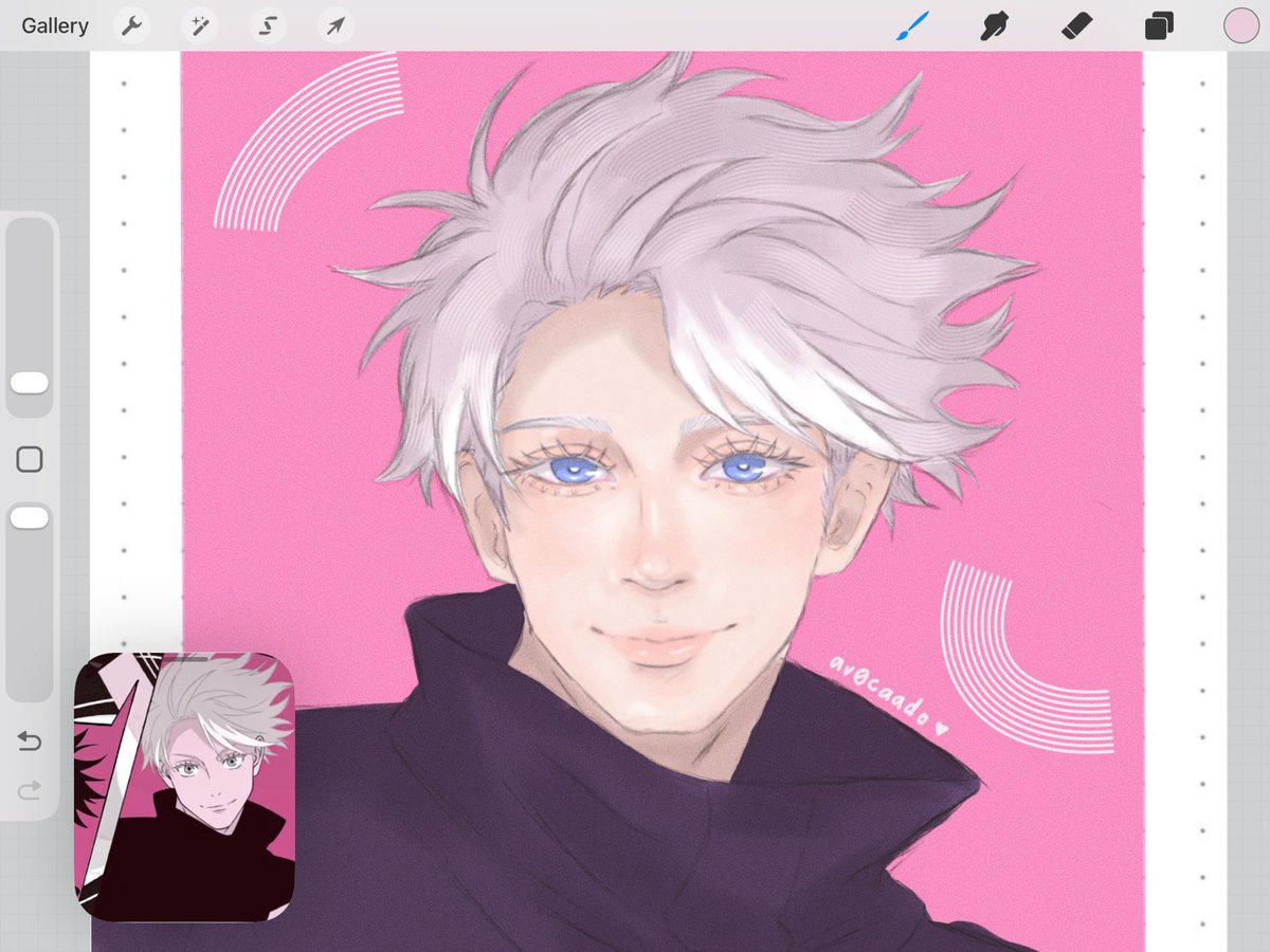 he’s too cute here :’) i had to redraw 🩷

#GojoSatoru #gojo #JujutsuKaisen