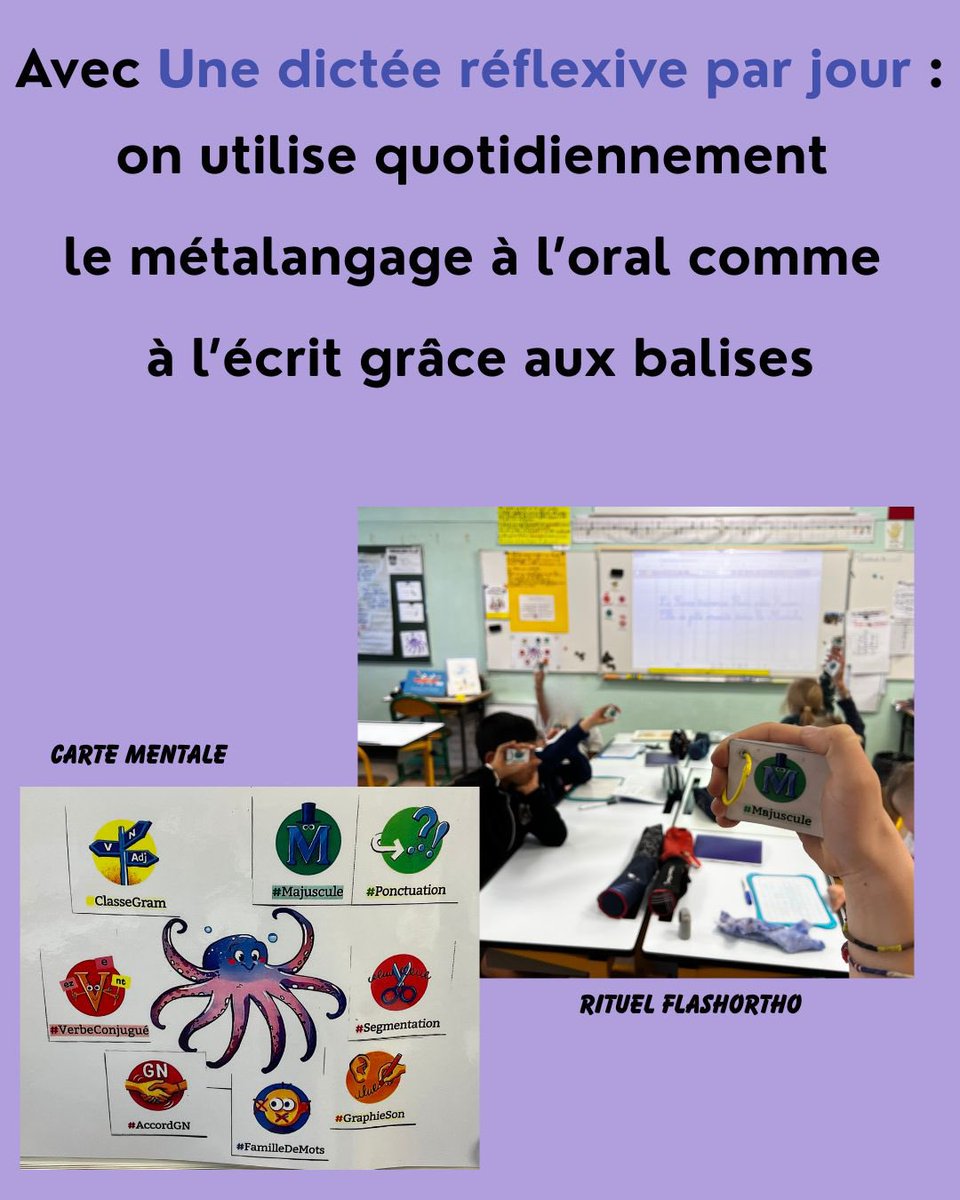 Isawatrinet's tweet photo. « Une dictée réflexive par jour » sort le 5 mai chez @BelinEducation 
Des outils au service des élèves pour travailler l’orthographe en lien avec la production d’écrits. https://t.co/fZjLpNLjCy