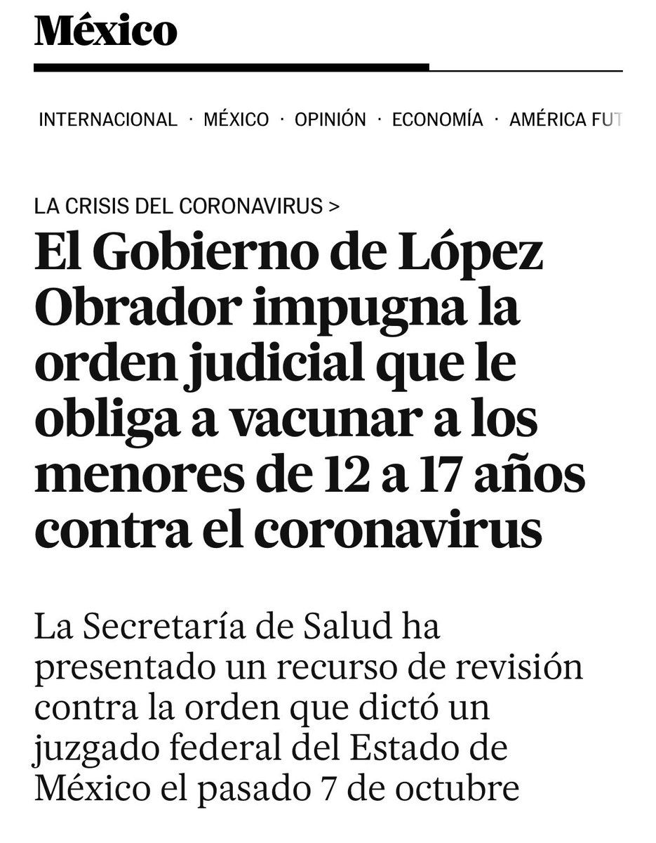 <a href="/avieu/">Avi 🦆</a> ☝🏻😌 Las secretarías tienen la facultad de agotar recursos para retrasar o combatir órdenes que contravengan el capricho, digo, la política del Ejecutivo.
Como lo hizo Amlo cuando se negó a vacunar a niños y adolescentes durante la pandemia.