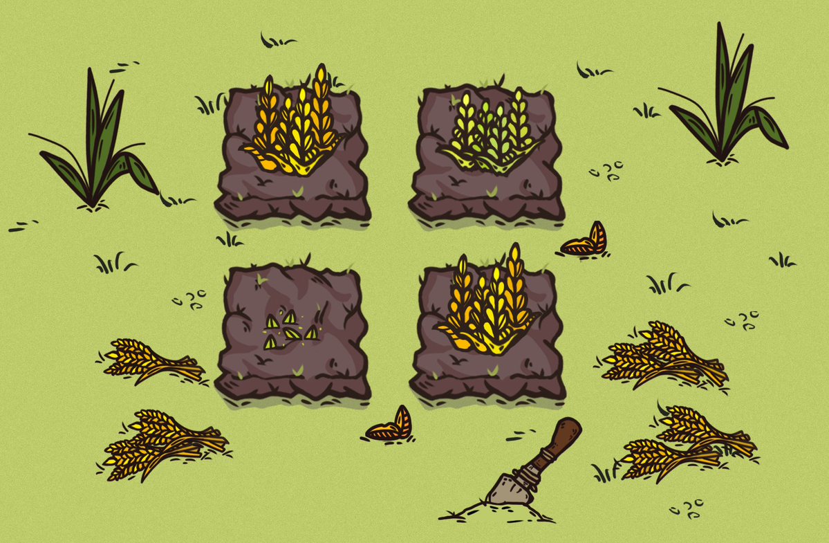 RuneIslands's tweet image. Finally, the first harvest is ready. Looks like the farming life is beginning🌱

#farminglife #indiegame #RuneIslands