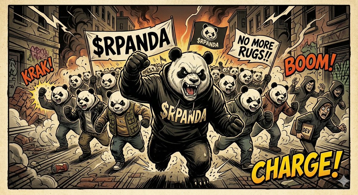_fw_eddie's tweet photo. One rug too many…
Now it’s a full takeover.🔥
$RPANDA — 3 days. #RPANDAMEME https://t.co/HPCS9cLG29