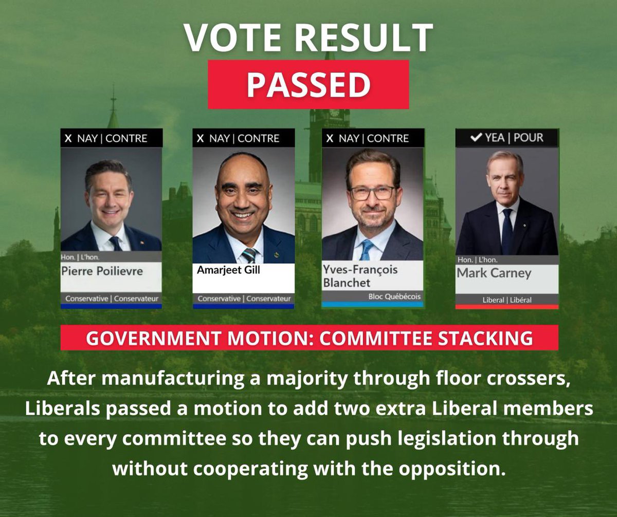 AmarjeetGill's tweet image. Committees should hold government accountable, not be restructured to avoid it.

Today’s motion raises serious concerns about fairness, transparency, and the role of opposition voices in Parliament.
#cdnpoli #Accountability #Transparency #Democracy #Canada