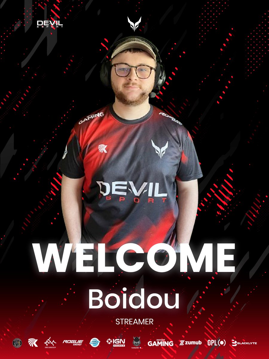 EsportDevils's tweet photo. 📢𝗔𝗻𝗻𝗼𝘂𝗻𝗰𝗲𝗺𝗲𝗻𝘁

It’s a big day for us – we’re delighted to announce that a new streamer has just joined our 𝕯𝖊𝖛𝖎𝖑 𝕰𝖘𝖕𝖔𝖗𝖙 organisation.🫶

Welcome @Boidouu 🤝

Twitch link: https://t.co/d4cH8CUp0g
TikTok link: https://t.co/y7NAcjljWJ 

🟥⬜️⬛️
#FORZADEVIL https://t.co/Mwpf6axaRE