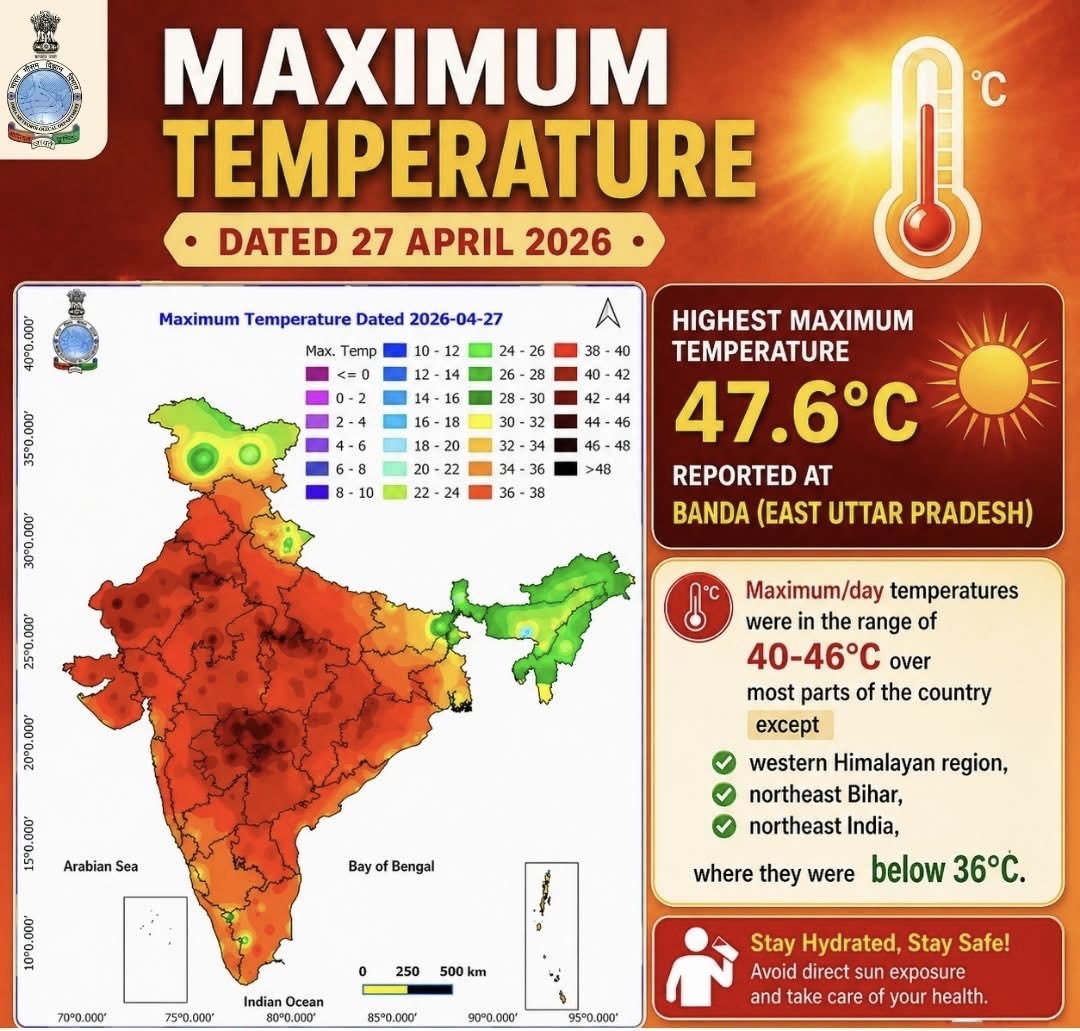 gangadharas903's tweet image. The heat dome may ease as a cooler western disturbance approaches North #India. 

Parts of #Bengaluru and southern India received rain today; more showers likely over the next 48 hours.

#Temperature #Heatwave #India #WeatherUpdate