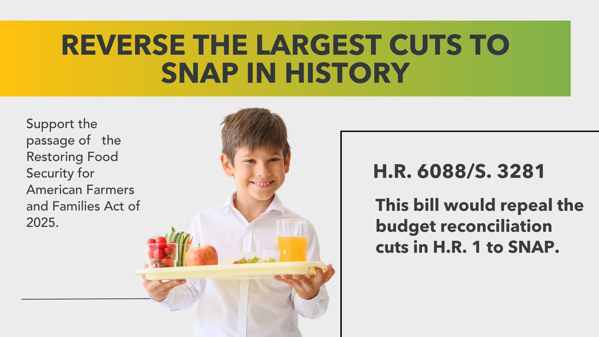 CAFoodBanks's tweet image. H.R. 1, signed into law in 2025, included the largest cuts to #SNAP in History. ~737,000 Californians will lose food assistance, including veterans, seniors, unhoused individuals, and families with children. Congress must reverse these cuts. #SNAPMatters #EndHunger