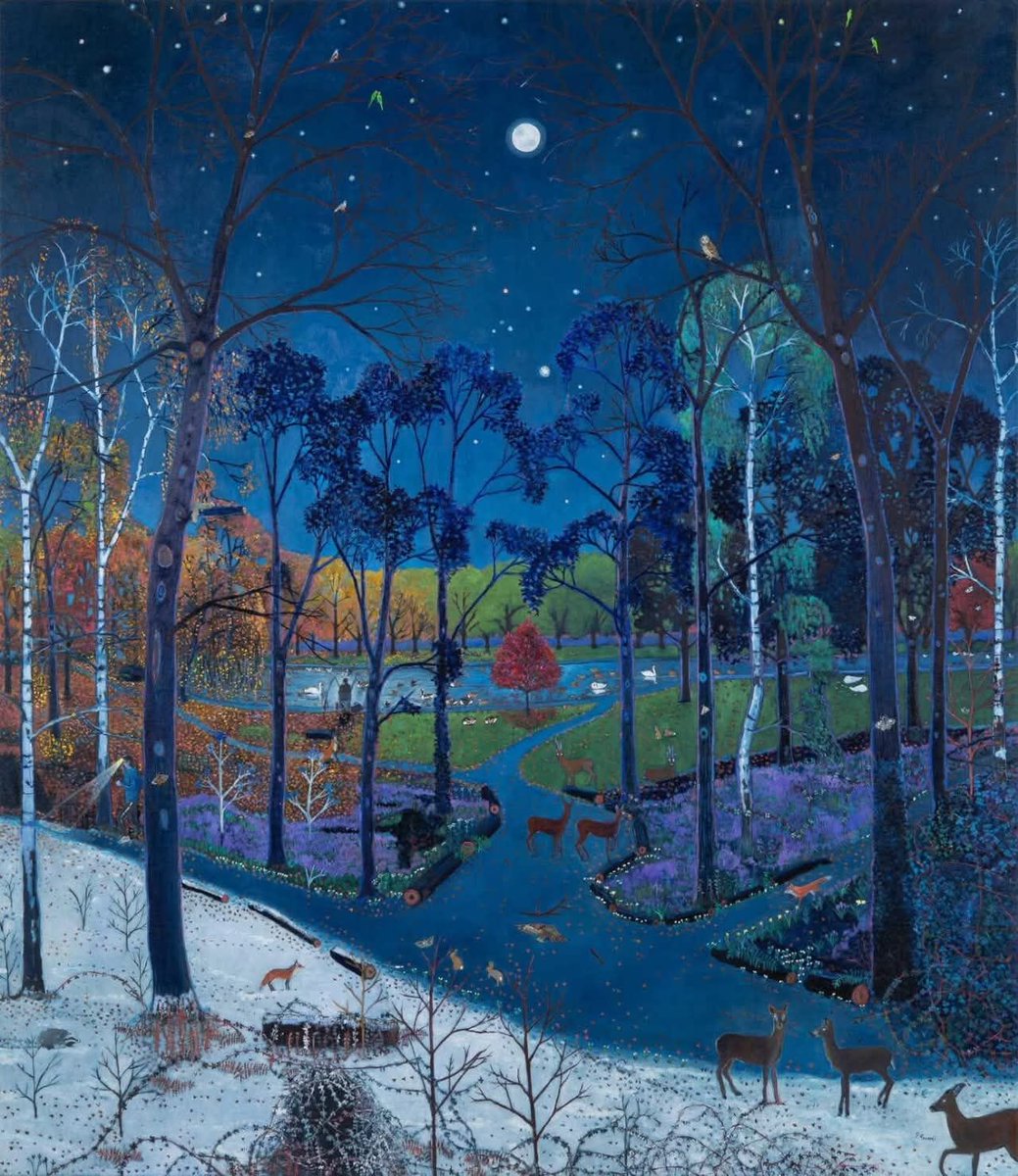 angelicaio81153's tweet image. Contemporary artists 

Night Seasons , 2024 

Emma Haworth , British artist 
#artwork #landscape #oilpainting