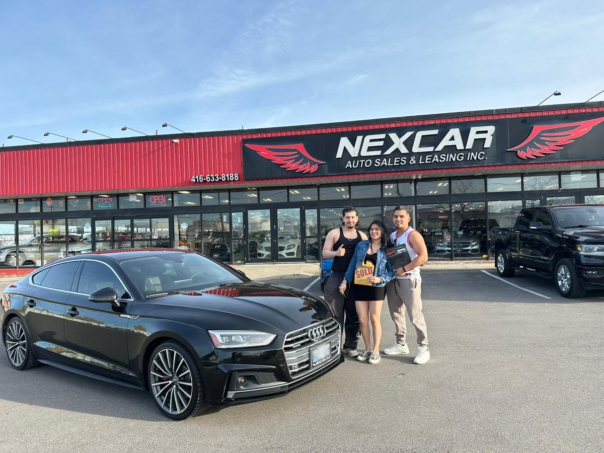NexcarAutoSL's tweet photo. Another #excitingdelivery at #NexcarAutoSalesLeasing! 🎉🚗 https://t.co/Evrnlx8fHS
#Nexcar #AudiA5 #UsedCars #CarDealership #HappyCustomer #CarDelivery #LuxuryCars #TorontoCars #GTADeals #CarShopping #DriveInStyle #AutoSales #PreOwned #AudiLife #CarGoals #VehicleUpgrade #BestDeal https://t.co/eX7T6nPIYj