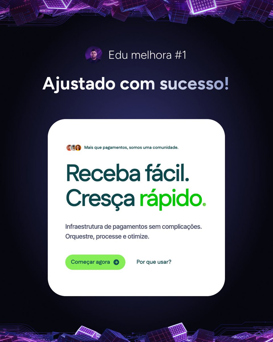 eduardolecdt's tweet photo. Bora começar melhorando todos os dias algum projeto 🔥 #uxdesign https://t.co/5F685h5DK2