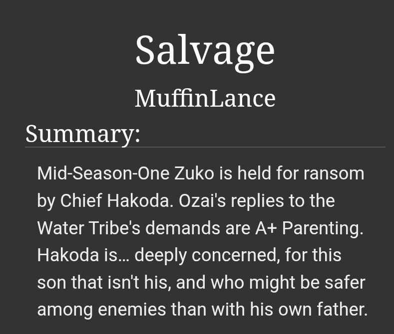 Cuneyt_S_Sevi's tweet photo. ATLA fics that I would consider to be "Required Reading" for any fan, these are what I'd call "the good shit" https://t.co/VzzGO1CKV5