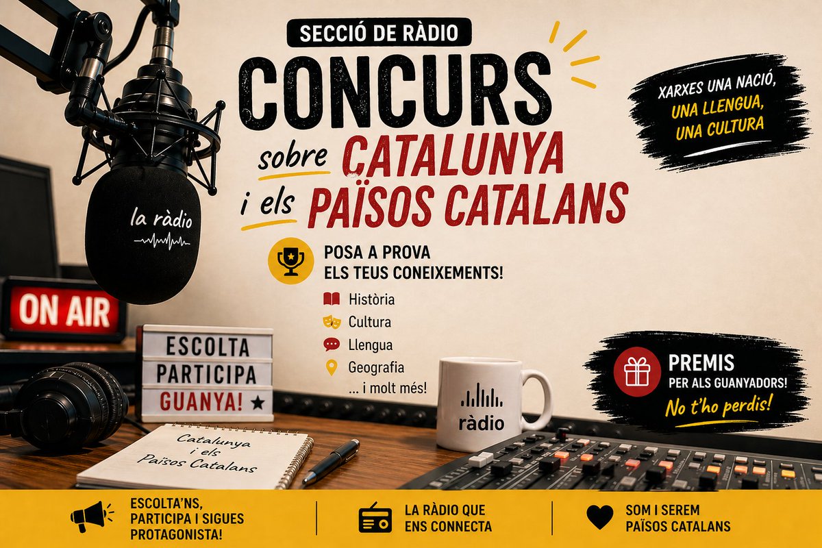 encomana's tweet photo. Què en sap l'Edgar sobre Catalunya i els Països Catalans? Avui en Guillem li farà un concurs per veure que sap de la terra.
Això i més per @radiotrinijove 

#concurs #Catalunya https://t.co/TaPssouqu4