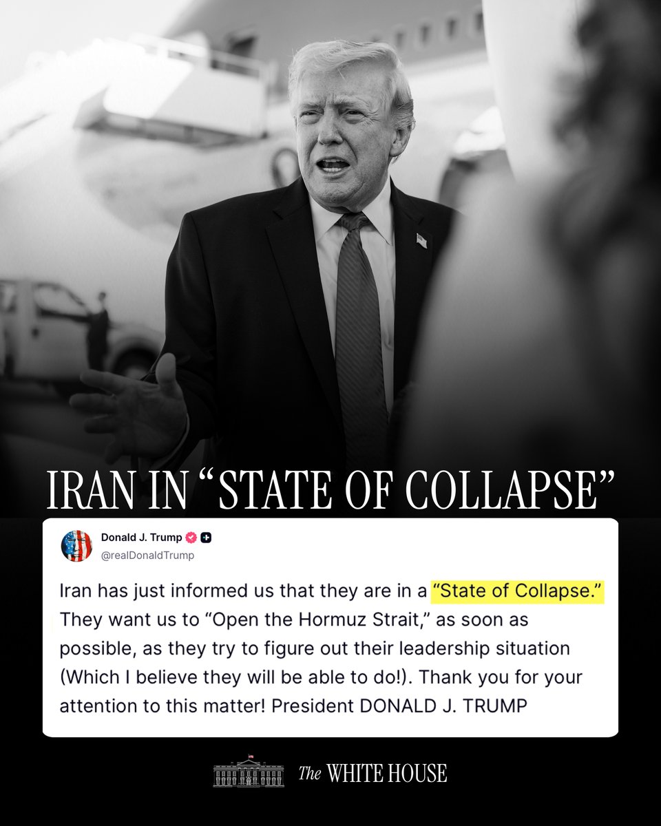 The White House tweet media