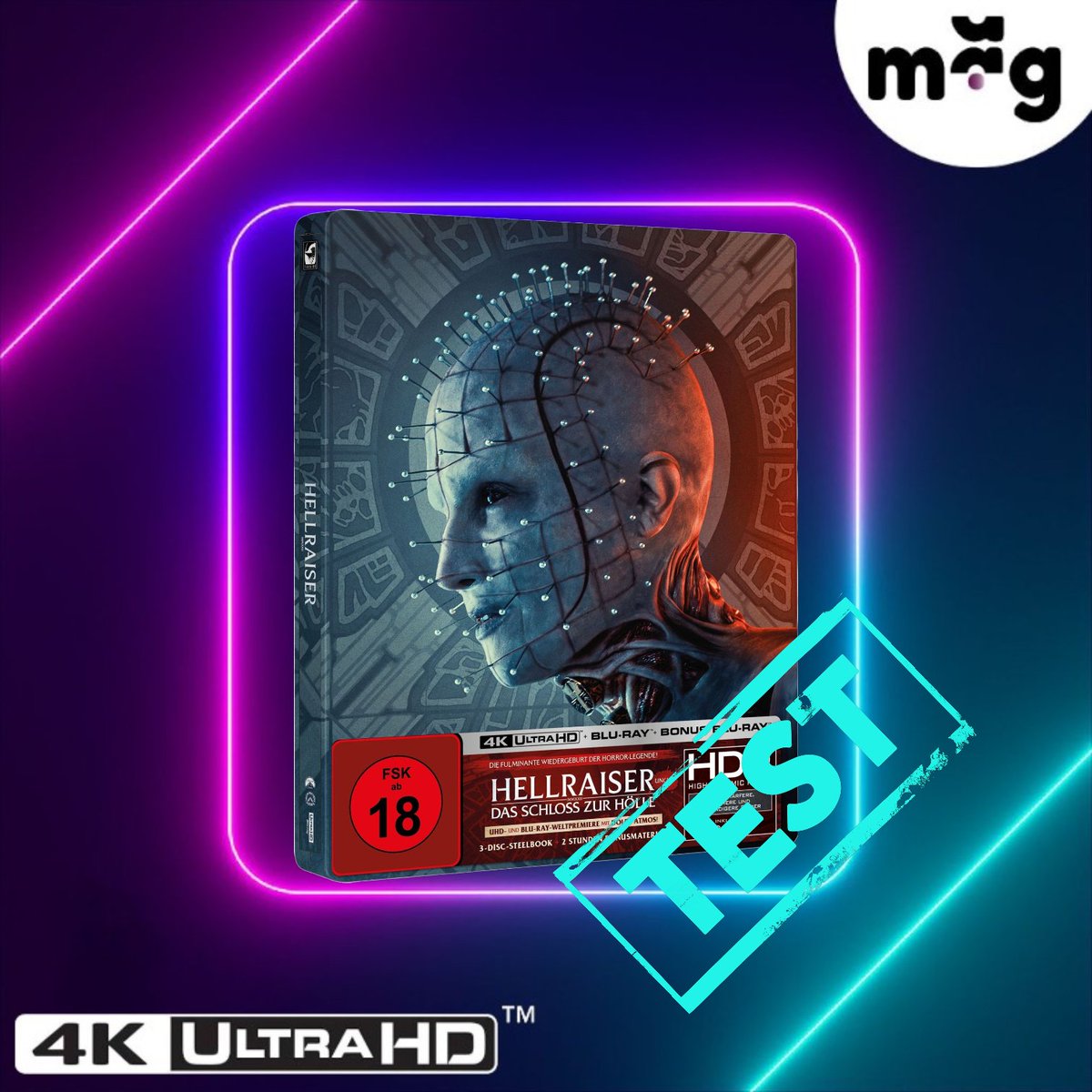 leloupceleste's tweet image. [TEST 4K] #Hellraiser (2022)
Dolby Vision | VO Dolby Atmos
Édition DE (Turbine Medien)

▶️ urls.fr/se4GmR
@MaGMovieandGame @turbinemedien #4KUltraHD #WeLovePhysicalMedia