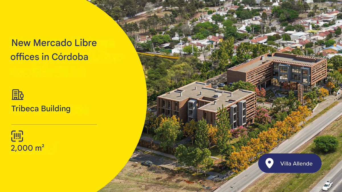 BuySellBA's tweet photo. Mercado Libre Doubles Down on Tech Talent Outside Buenos Aires (AMBA)

While tightening its fintech lending, MELI is investing $3 Million US dollars  to build a new 2,000 m² tech hub in Villa Allende (Córdoba), set to open in 2027.

Why does this matter? 

Tax Efficiency: MELI left Córdoba Capital last year to escape municipal taxes that cost them roughly $770 million pesos monthly. 

Villa Allende’s simplified tax regime drops that cap to around $56 million pesos. 

Talent Retention: The new Tribeca building space will support a hybrid model for their 1,300+ remote workers in the region.

It is a strategic pivot: cutting costs on local taxes while investing in physical infrastructure to keep top engineering talent engaged.