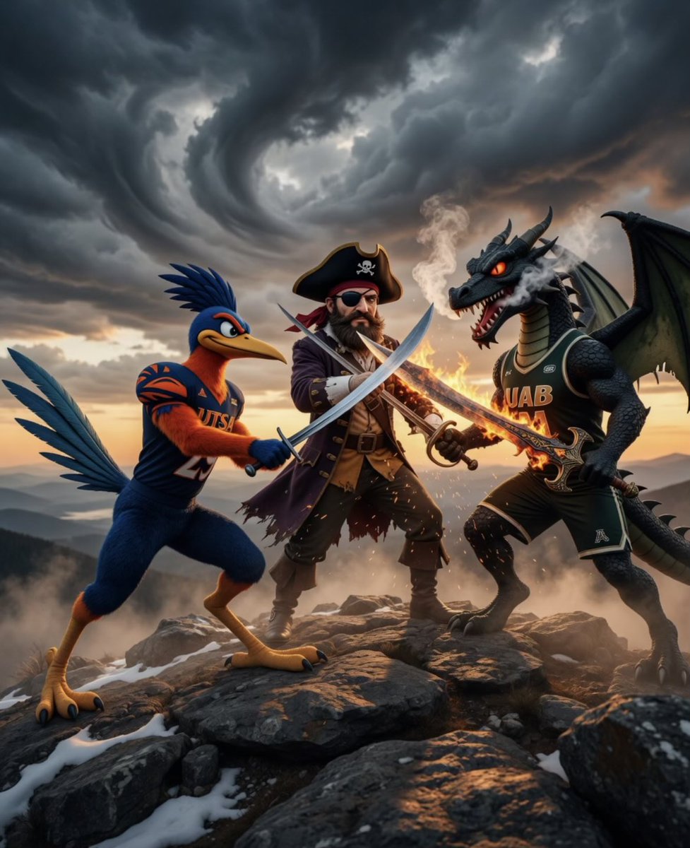 Rowdy__Rock's tweet image. There can be only one! 

#UTSA
#ECU
#UAB