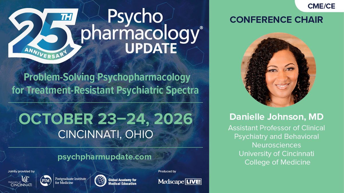 MedscapePsych's tweet photo. 🔬 What’s actually next in psychopharmacology?
Explore treatment advances, emerging therapies and the latest data!
👀 See what’s coming by clicking here:📍 https://t.co/1OwlTfsBFN
#PsychPharm26 https://t.co/acOnLhRryv