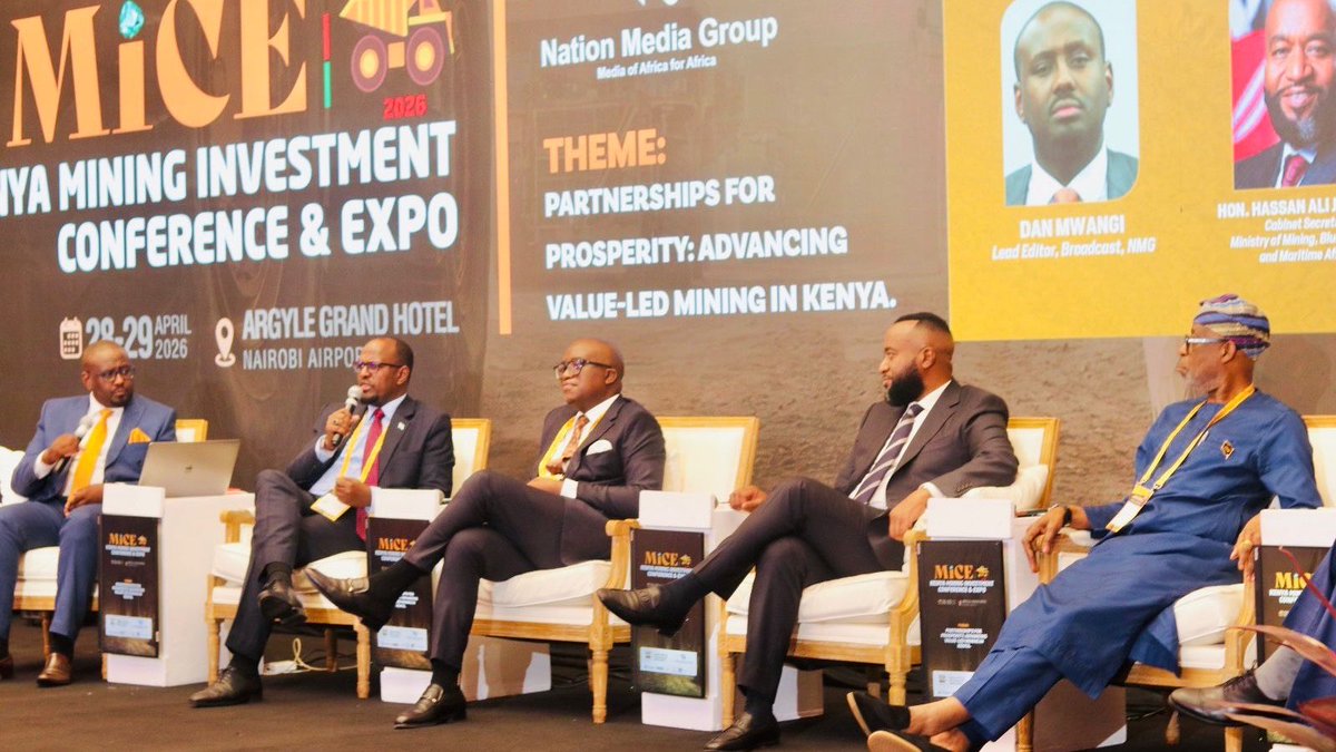 SomaliainKenya's tweet image. Somali Delegation led by Minister of Petroleum &amp;amp; Mineral Resources @DahaShire attended  the #Kenya Mining Investment Conference and Expo (#MICE) 2026. #Somalia is stepping forward with untapped mineral wealth, a regalatory reform-driven agenda, clear vision for responsible growth