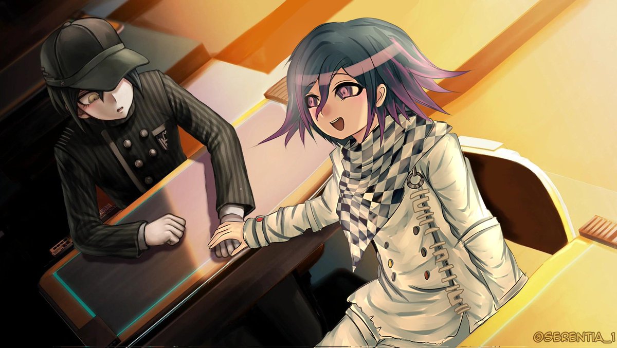 serentia_1's tweet photo. "You wanna get to know the real me, right? Then you should stay by my side."
 #Saiouma #danganronpa https://t.co/A94ky5ccer