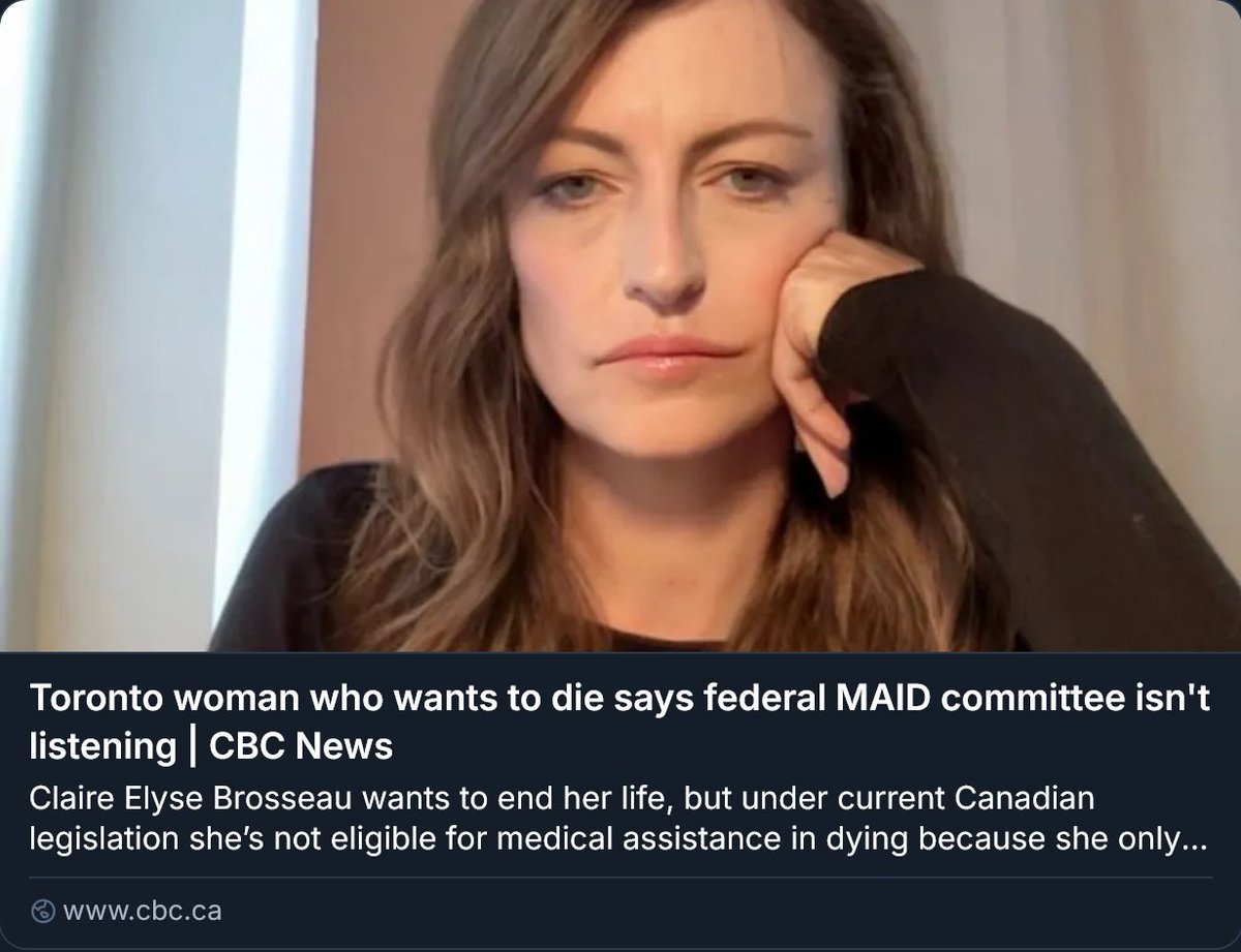VIMentalHealth's tweet image. "While #MAID [medical assistance in dying] itself has been controversial, increasing eligibility to those whose sole condition is #mentalillness has been a  major point of contention" #Canada #mentalhealth #death #dying #healthcare cbc.ca/news/health/me…