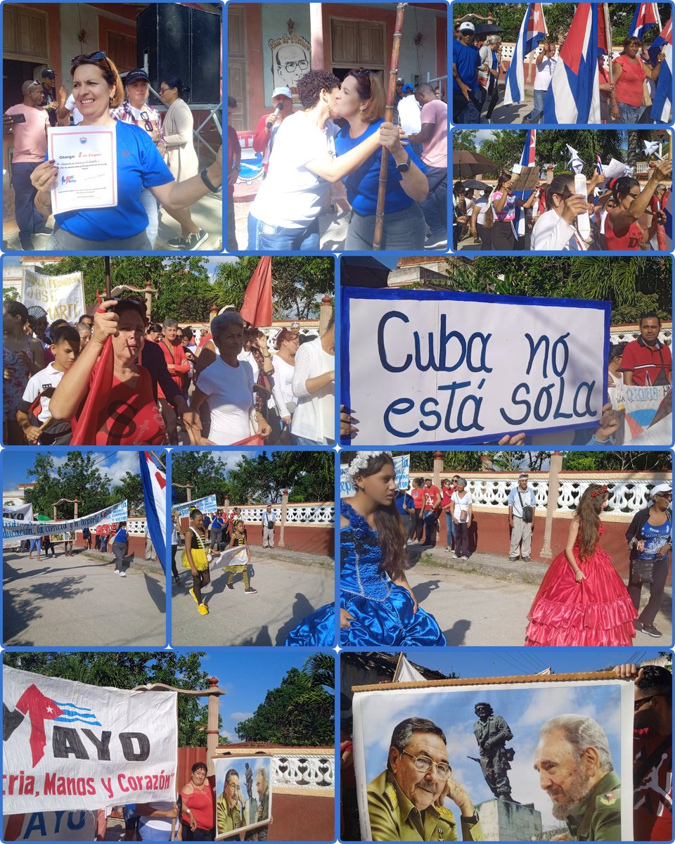 No podía ser de otra manera #EducaciónEncrucijada  obtuvo el primer lugar en el desfile del #PrimeroDeMayo . Muchas felicidades.
A la #LaPatriaSeDefiende .
#CubaEstáFirme 
#VillaClaraConTodos 
#EducaciónCubana 
#CubaMined 
#InderEncrucijada