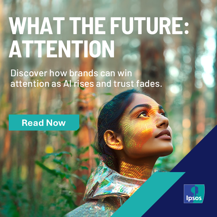 ipsosus's tweet photo. Explore our new issue of What the Future: Attention to explore the audiences, platforms and the contexts of the attention economy — and the research that will help you navigate all of it. 
https://t.co/2A1mwjShKs https://t.co/IK45ZRWSJ1