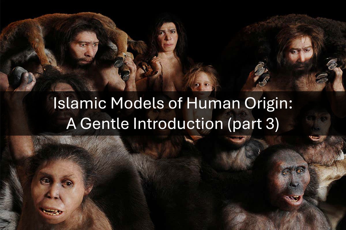 ZaidAbuHurayra's tweet photo. Islam says we came from a primordial pair of humans who were created at some unspecified time in the past. 

In this essay, I discuss and defend a model of how this could've happened, and that too in a way that's theologically unproblematic.

The essay doesn't argue that there were "non-Adamic" humans, or that Adam's progeny had children with them, or anything similarly controversial.

Surprisingly, as I demonstrate at length in the essay—our best scientific evidence doesn't contradict any of these claims—be it from paleoneurology, archaeology, paleontology or genetics.

While scientists wouldn't agree with the conclusion, each premise of the model has wide scientific support. If anything, this is an example that science and Islamic belief can coexist without having to distort either.

I've been working on this essay on and off for the past 2 months—hopefully y'all will find this beneficial! Please share and follow my Substack.

https://t.co/nwyDiiyRLb

(Stay tuned for the next episode in this series, expected to release a week from now—where we consider the theological implications of the great antiquity of humanity's origin)