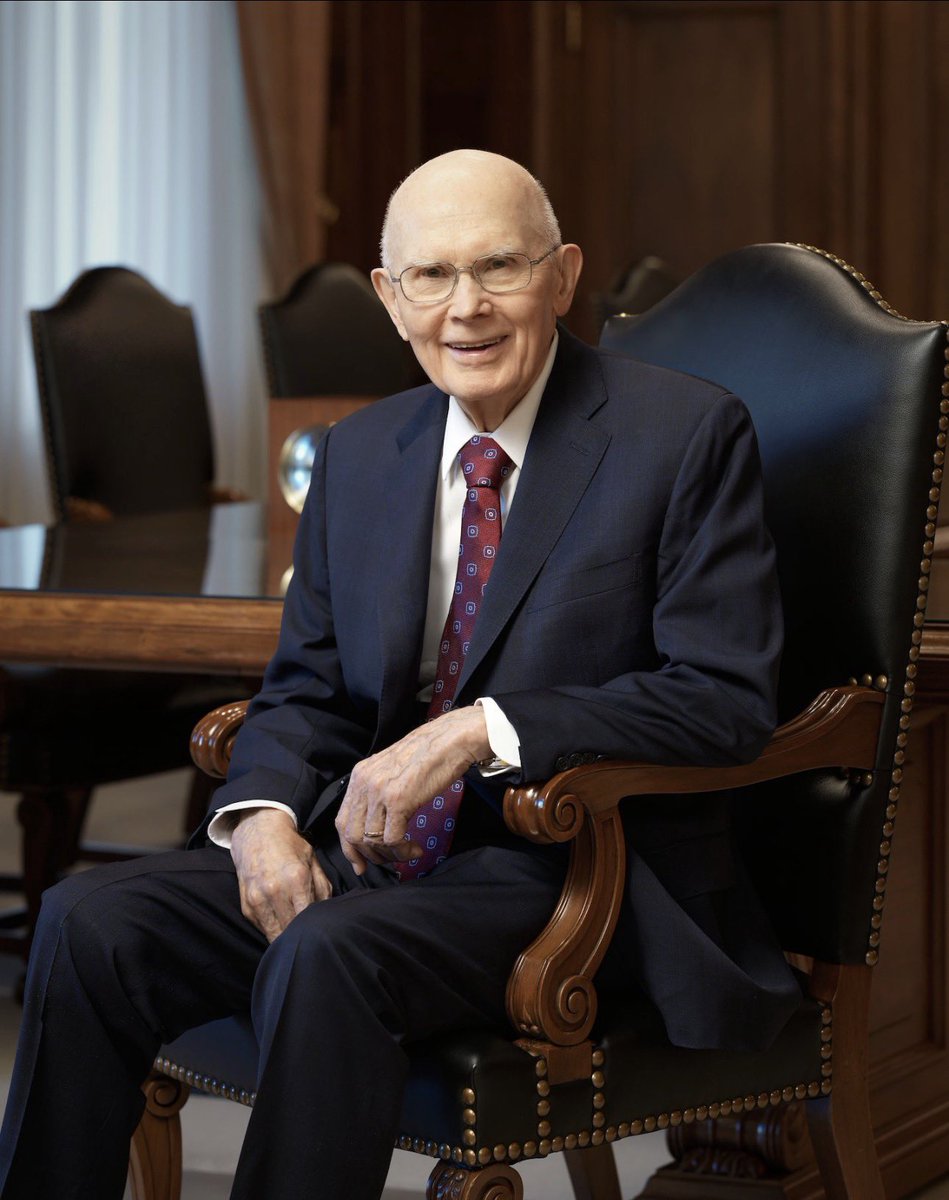 MattTestifies's tweet photo. God has never left His people without a prophet.

Not with Adam.
Not with Noah.
Not with Moses.
Not with Peter.

And not today.

President Dallin H. Oaks stands as Christ’s prophet on the earth right now. Not symbolic. Not honorary. Called.

A lot of people are comfortable with prophets in scripture.
They just struggle with one who can speak today.

But that’s the pattern. Always has been.

God leads His Church through a living prophet, not a closed chapter.

If Christ is the head of His Church, He’s still speaking.

And I’m not guessing who He’s speaking through.