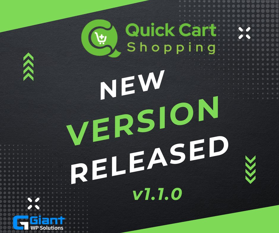 giantwp_plugins's tweet photo. 🛒 Quick Cart Shopping v1.1.0 is out!

 ✦ Brand new admin UI/UX — cleaner, smoother settings experience 
✦ Cart header color customization 
✦ Separate width for side &amp; popup cart 
✦ Cleaner cart UI 
✦ Upsell variation

#WooCommerce #WordPressPlugin #giantwpsolutions https://t.co/uY7ONPiwDU