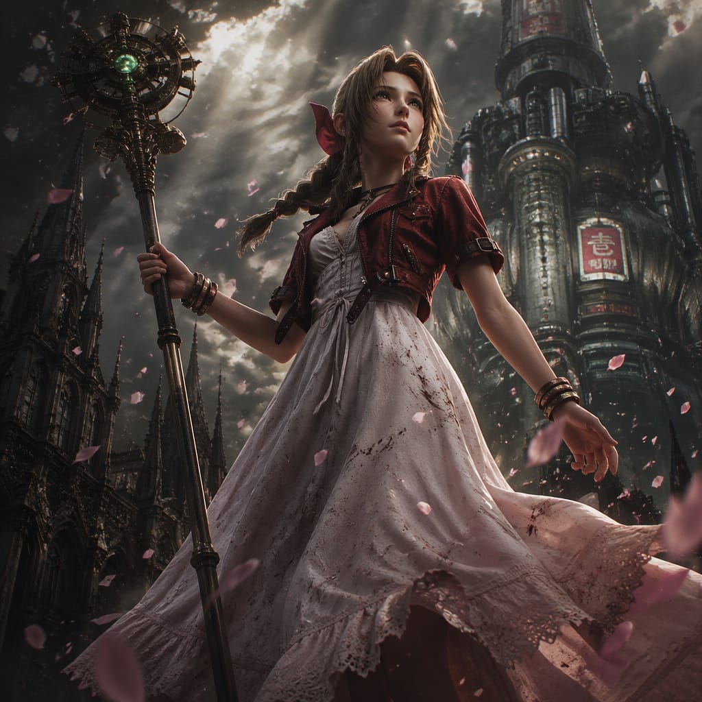 Aerith Gainsborough #FinalFantasy #GameNightVibes #NewGrittyStyle