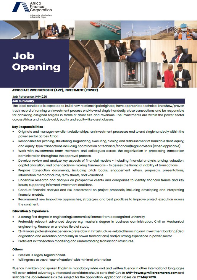 Africa Finance Corporation tweet media