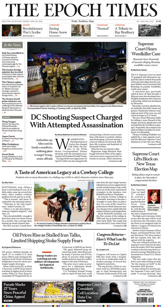 Epoch Times Print Edition tweet media