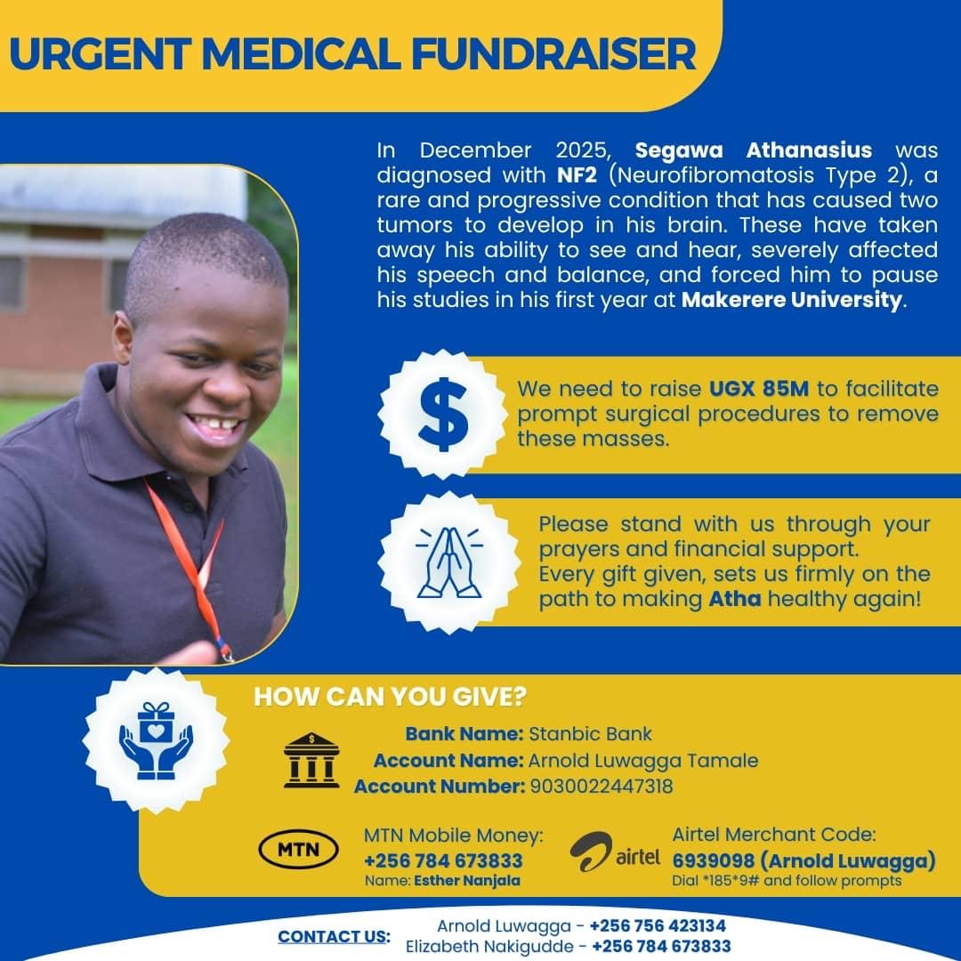 amblvlyf's tweet photo. #TogetherforAtha❤️

@CanaryMugume @SpireJim 
I know with your influence you can help us fight for his life. https://t.co/fB1JAtKyVN