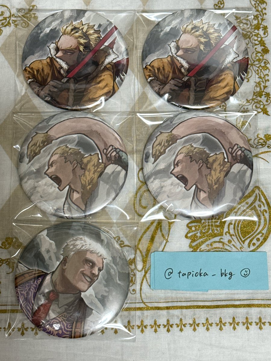 tapioka_bkg's tweet photo. 僕のヒーローアカデミア ヒロアカ 原画展 コレクション缶バッジ コレ缶 交換 譲渡

【譲】☆ホークス2、尾白2、オールフォーワン

【求】同種 爆豪>>定価＋送料

※☆の譲渡は全て纏めてのみ
※郵送でのお取引

お気軽にお声がけください◎ https://t.co/vfjc9a0pLk