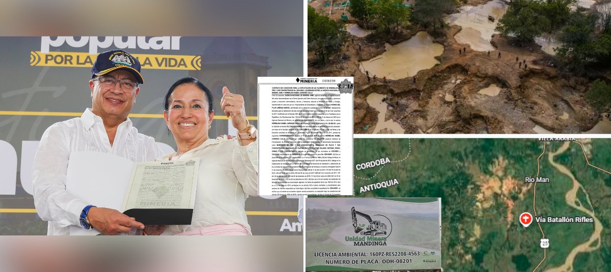 🔴#ContenidoPremiumET | Video: el propio presidente Petro entregó título de mina de oro que se explota 'ilegalmente' al lado del batallón Rifles en Antioquia
eltiempo.com/unidad-investi…

Vía <a href="/Uinvestigativa/">UinvestigativaET</a>