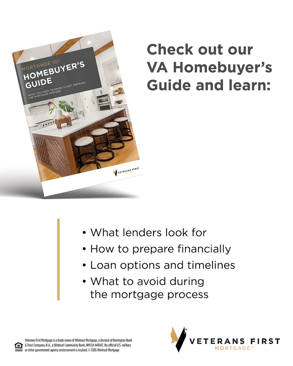 VeteransFirst's tweet photo. Thinking about buying a home with a VA loan this spring? A little knowledge can go a long way. Our Homebuyer’s Guide walks you through the VA mortgage process—from prequalification to closing—so there are fewer surprises along the way. Check it out here: https://t.co/BWiJn5r2Me https://t.co/lbxezMdJpI