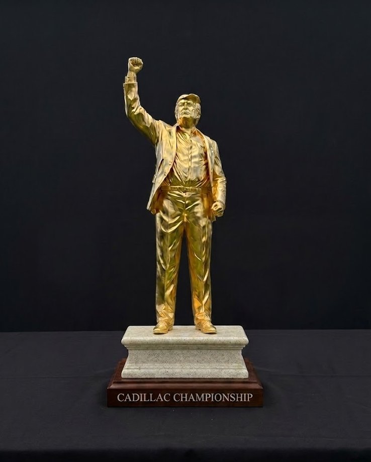 TeeTimesPub's tweet photo. You have seen the statue but have you seen the trophy that one lucky PGA Tour winner will be taking home this week? https://t.co/6y0aKgy3Gk