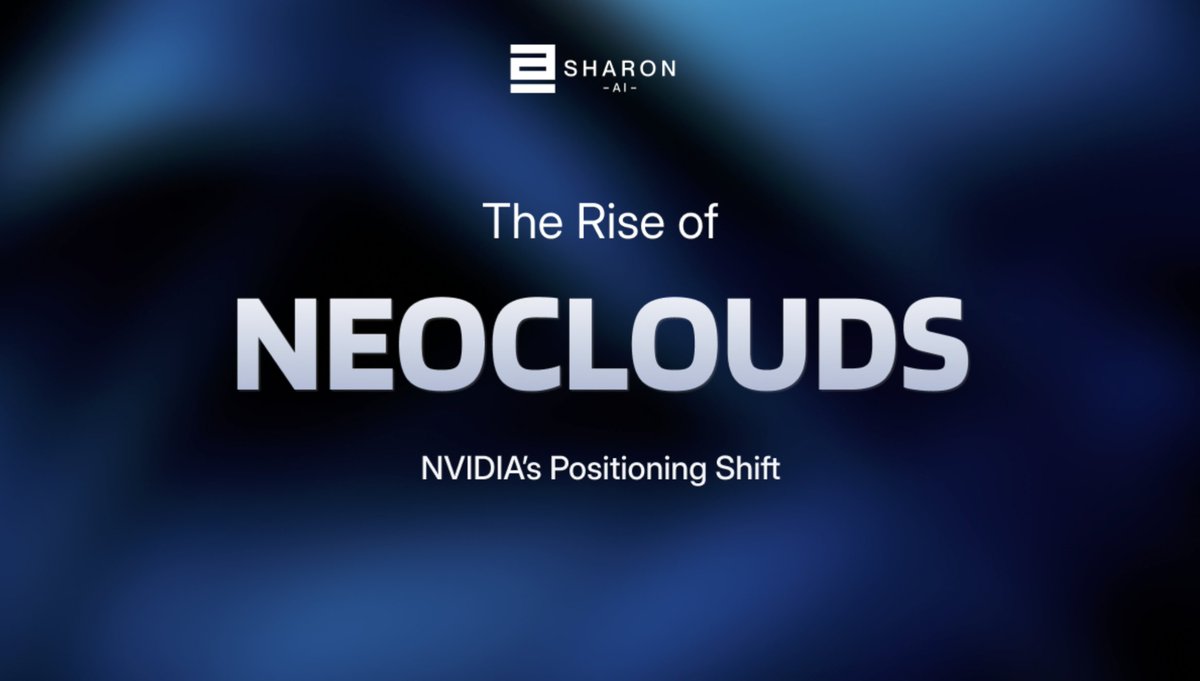 sharon__ai's tweet photo. ⚡️ We heard it at GTC. 

@nvidia is making a much bigger play than silicon alone.

It is positioning itself as the company shaping the full AI production stack across compute, networking, inference, software, operations and AI factories.

That shift is also raising the importance of #neoclouds.

They are no longer being treated as niche providers around the edge of the market. #NVIDIA is pulling them closer to the centre as strategic infrastructure partners for enterprise AI, sovereign AI and large-scale production workloads.

Three points stand out:

➡️ Speed on land, power and large-scale buildouts now counts more
➡️ Tighter software integration is becoming part of the cloud offer
➡️ The edge is shifting from GPU access to full-stack AI cloud execution

We unpack this further in our latest article.

🔗 https://t.co/jb4I7iWcEL

$SHAZ $NVDA