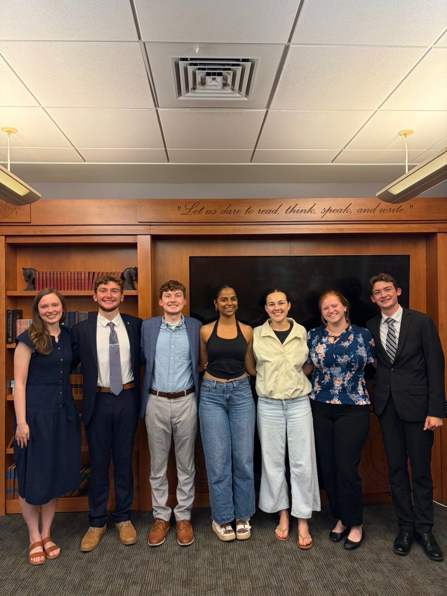 ULmCenter's tweet photo. Yesterday evening, McConnell Scholars elected their 2026-27 leadership council. The Center looks forward to working with this dedicated team of students over the next academic year. 
 https://t.co/Lw0SpxJuGD https://t.co/oCoIpnrqYQ