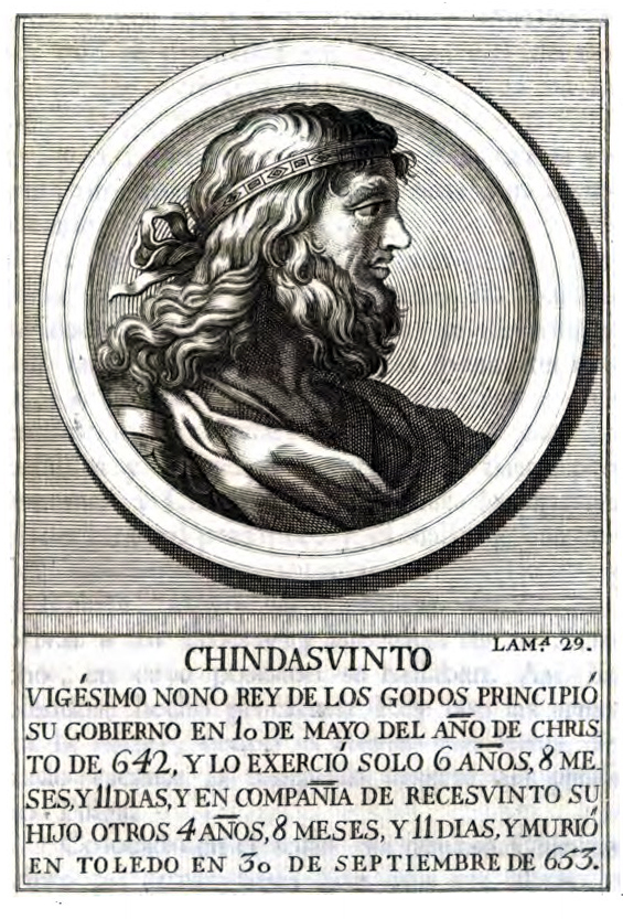 URDailyHistory's tweet photo. 30 April 642: #Chindasuinth is elected #Visigothic King of Hispania at age 79. While elected, he usurped the throne from Tulga. To secure his rule, he executed many Visigoth nobles. His reign lasted until he died on September 30, 653. #History #OTD #ad https://t.co/NveWQ2xUx3 https://t.co/uXyUoARCUn