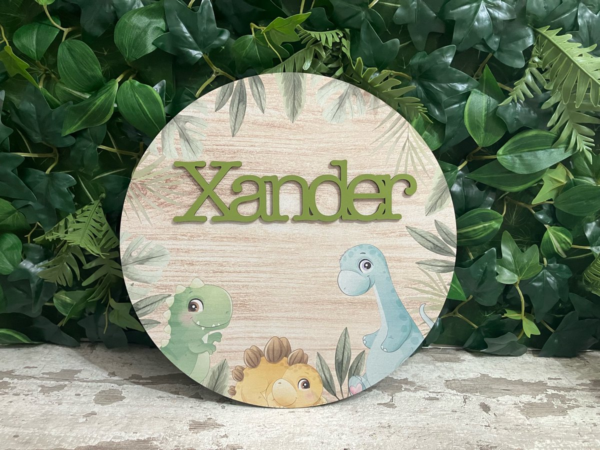 GertrudeGifts's tweet image. Personalised Wooden Dinosaur Circle Name Plaque - Children Wall Decor

GertrudesGiftsByBeth.etsy.com

Add a beautiful personalised touch to your child’s nursery or bedroom with this wooden dinosaur circle name plaque. 

#dinosaur #bedroom #children #giftideas #nurserydecor
