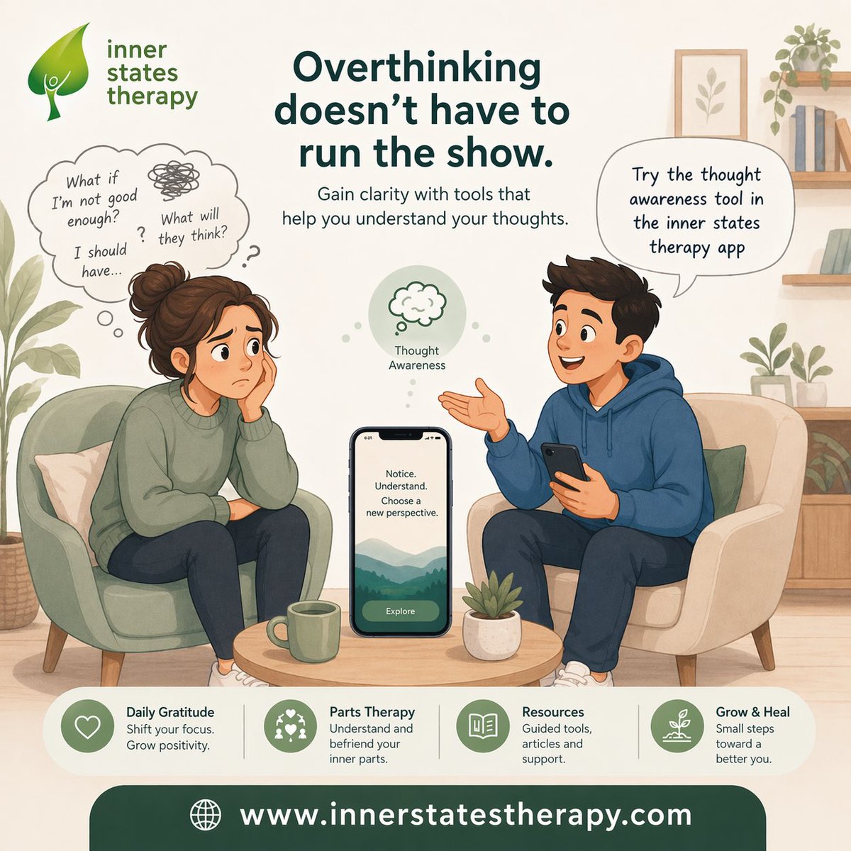 hypnosis_uk's tweet photo. Overthinking doesn’t have to run the show 
https://t.co/57K8xAp27w https://t.co/zikKGwubq7