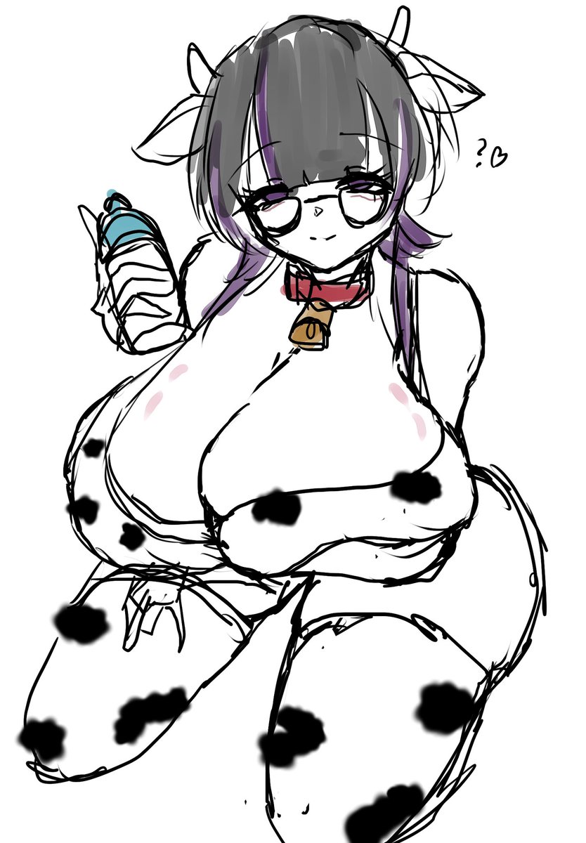 m_a_mofu's tweet photo. 🐮🍼💜 https://t.co/Ic9SZTCR89