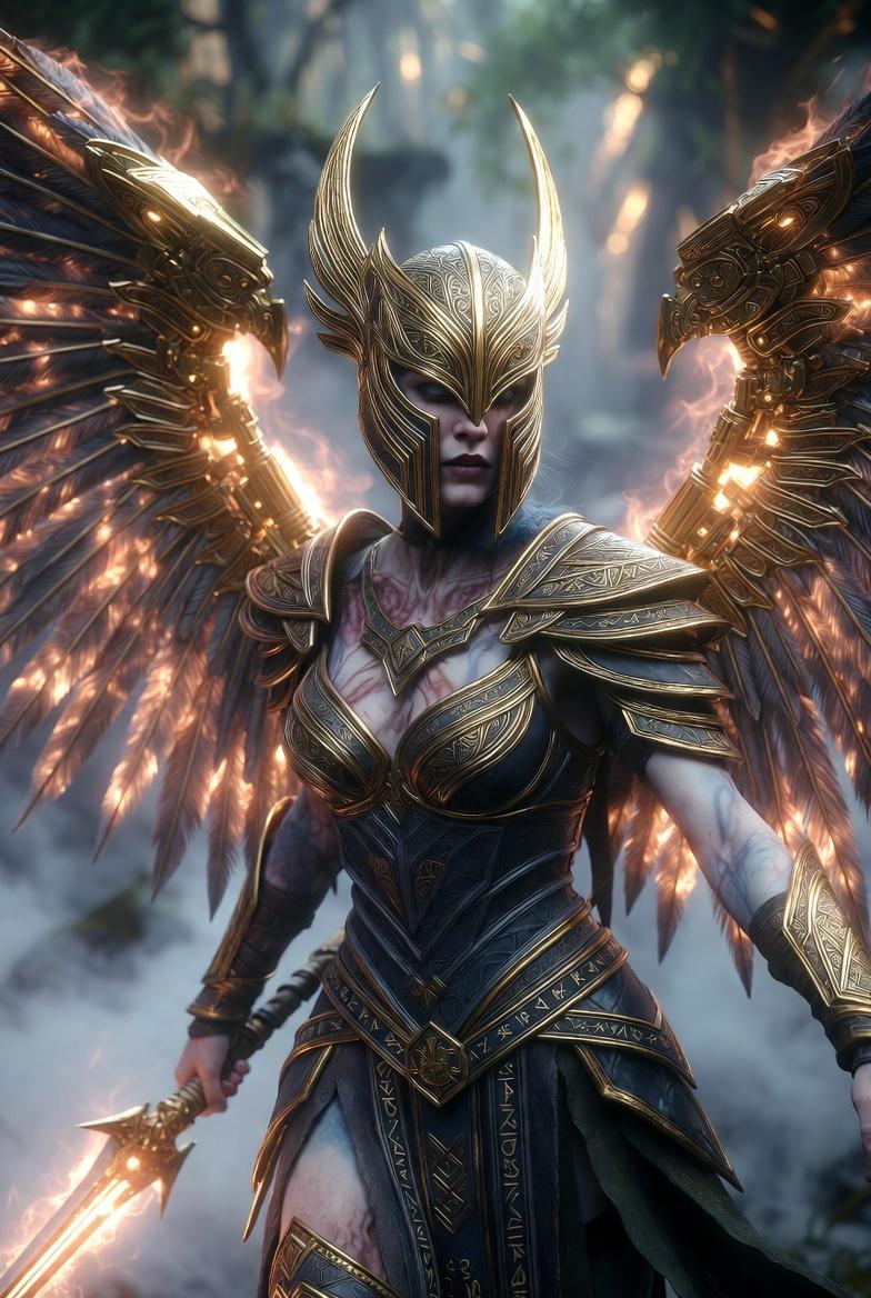 DenisMutchy's tweet image. ⚔️ Fun Facts: The Choosers of the Slain! Ready to face the Valkyries? They're the ultimate test in God of War! Did you know "Valkyrie" means "Chooser of the Slain"? Defeat them, and risk becoming a Draugr. #GodOfWar #Valkyries #GamingLegends 🎮✨