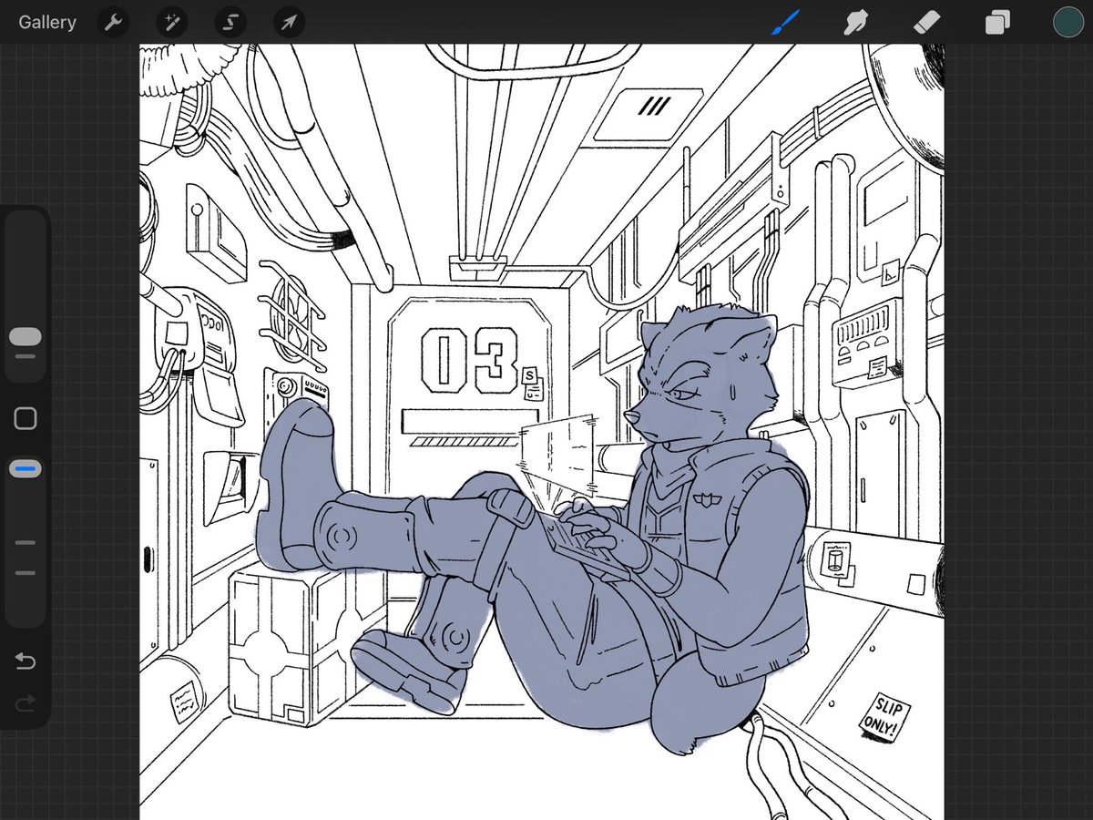 The_Moth_Draws's tweet photo. WIP 🚧🦊🚀 https://t.co/GrBDSJSRjs