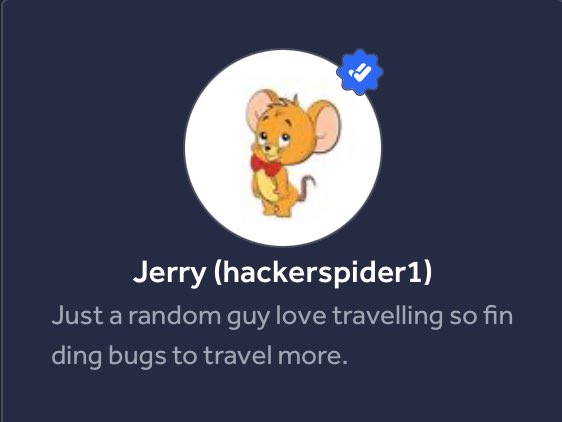 hackerspider1's tweet photo. Started from scratch and made it again after 8 years gap. Keep grinding you are just some bugs away to living your dream life.
@Hacker0x01 #bughunters https://t.co/pfJimzbDUp