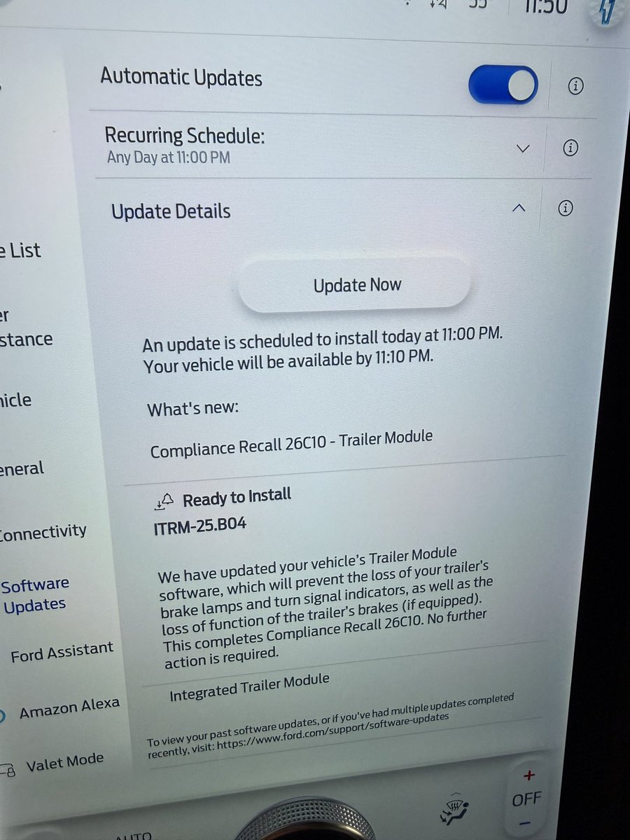 Jim_363's tweet image. Just got my OTA for the trailer module recall on my Lightning!