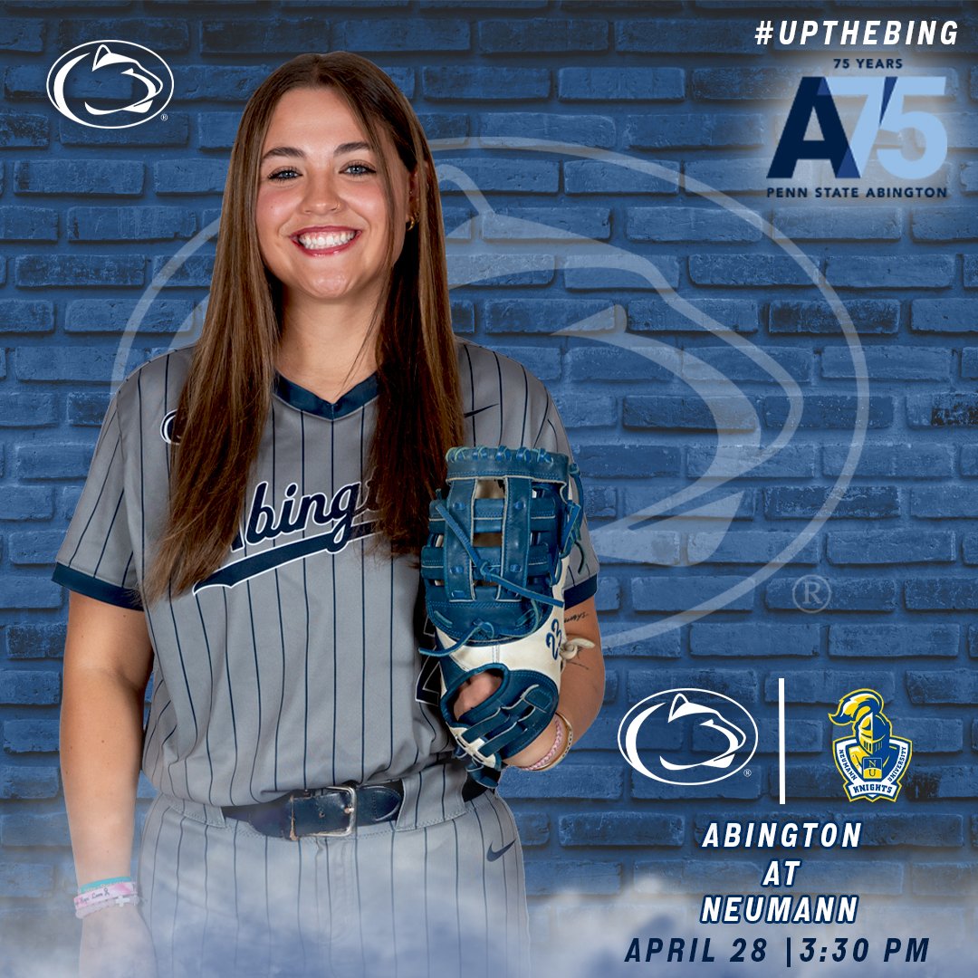 abingtonsports's tweet photo. GAME DAY! @psabsoftball wraps up the regular season this afternoon with a single non-conference contest at @neumannknights.  First pitch is scheduled for 3:30 p.m. #WeAre #UpTheBing 

Live coverage can be accessed at https://t.co/qichaI9J1l https://t.co/zxlGay3qGD